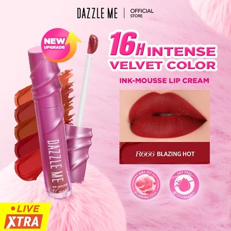 DAZZLE ME INK-MOUSSE LIP CREAM R666 BLAZING HOT 2.5ML