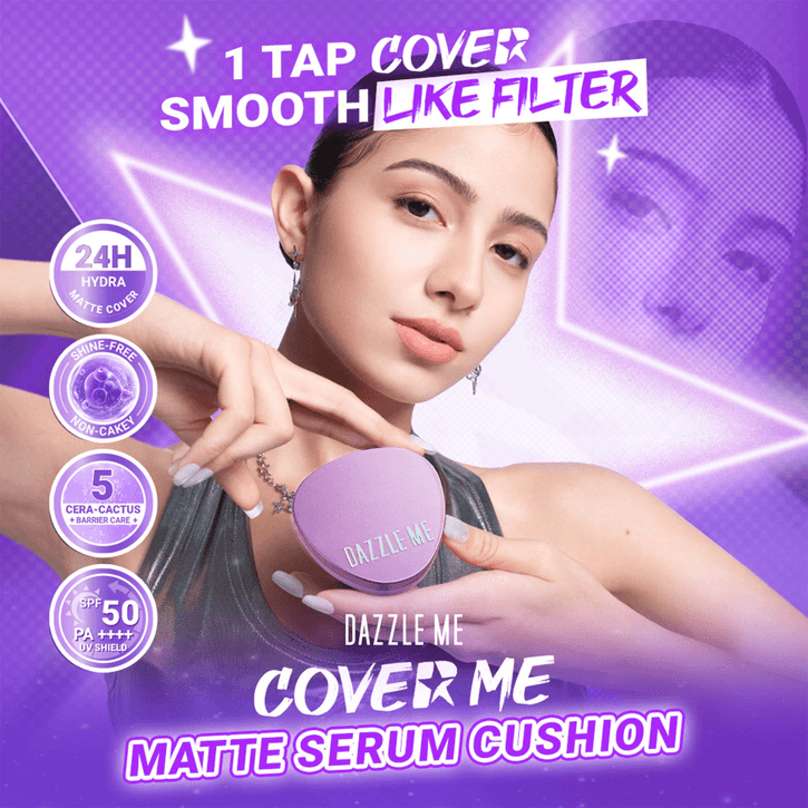 DAZZLE ME COVER ME MATTE SERUM CUSHION